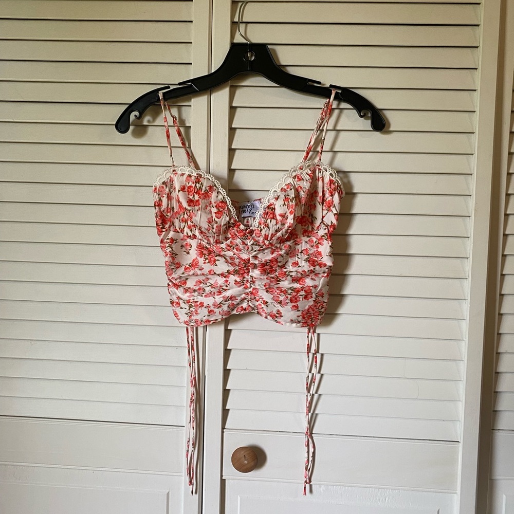 Princess Polly Maddi Top in Pink Floral
